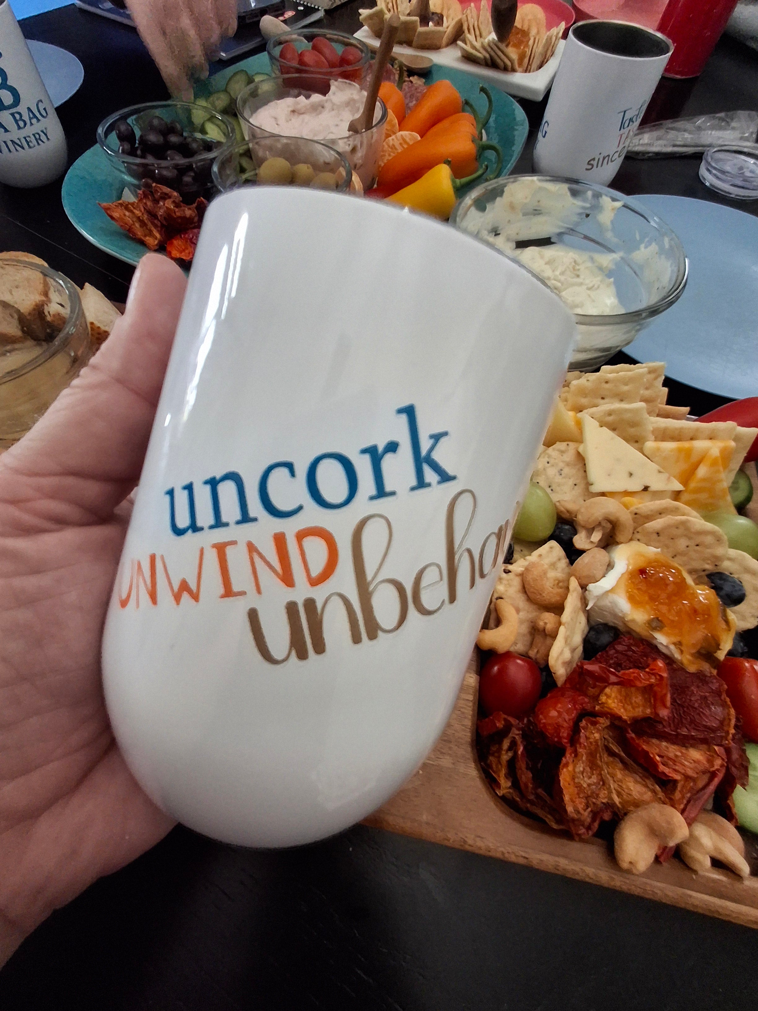 Insulated Wine Tumbler-UNWIND